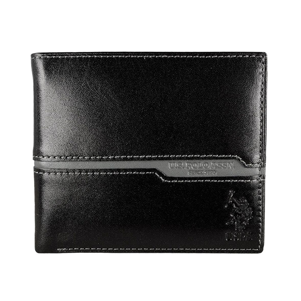 U.S. POLO ASSN. PLCZ8382 SİYAH ERKEK CÜZDAN