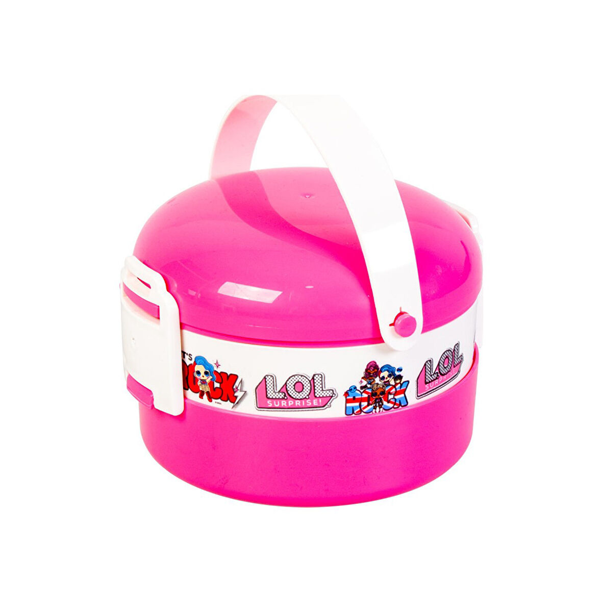 Lol Beslenme  Çantası Silindir Pembe