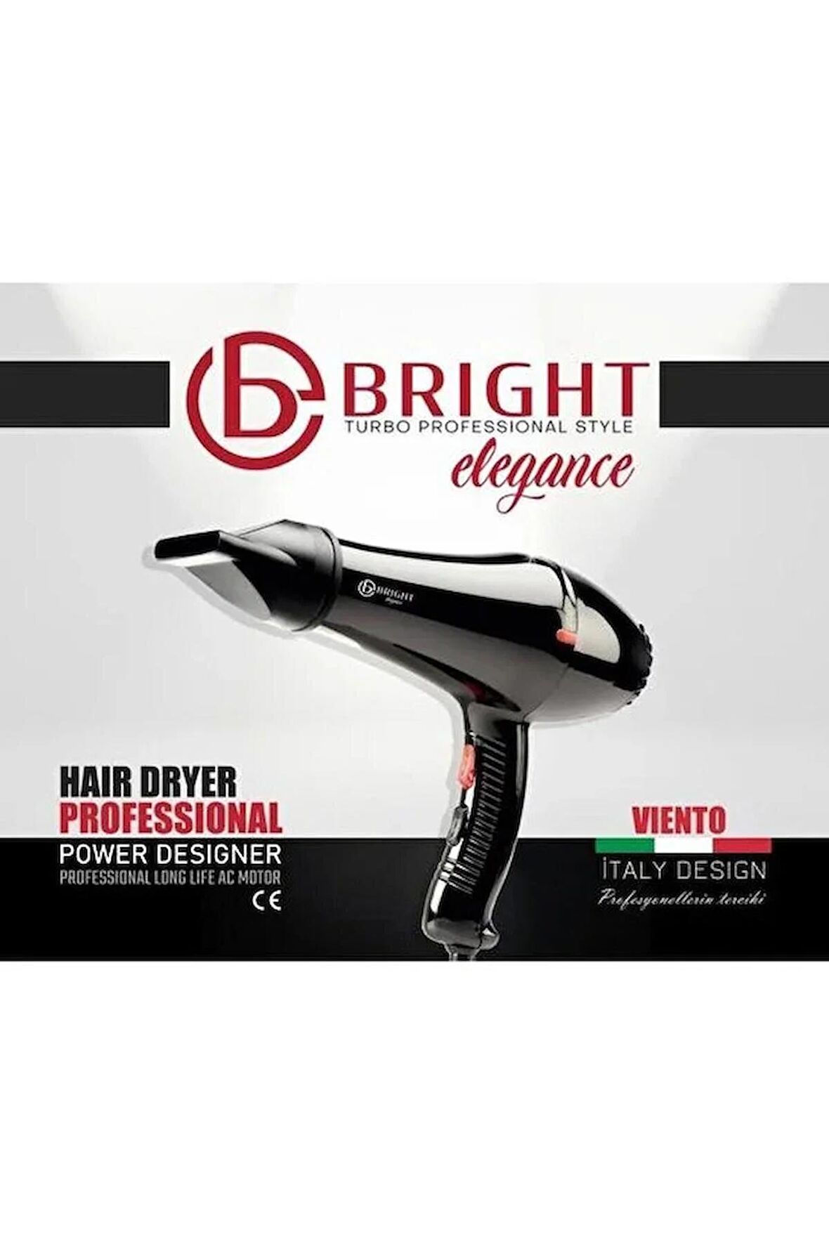 VIENTO BRIGHT TURBO PROFESYONEL SAÇ KURUTMA MAKİNESİ