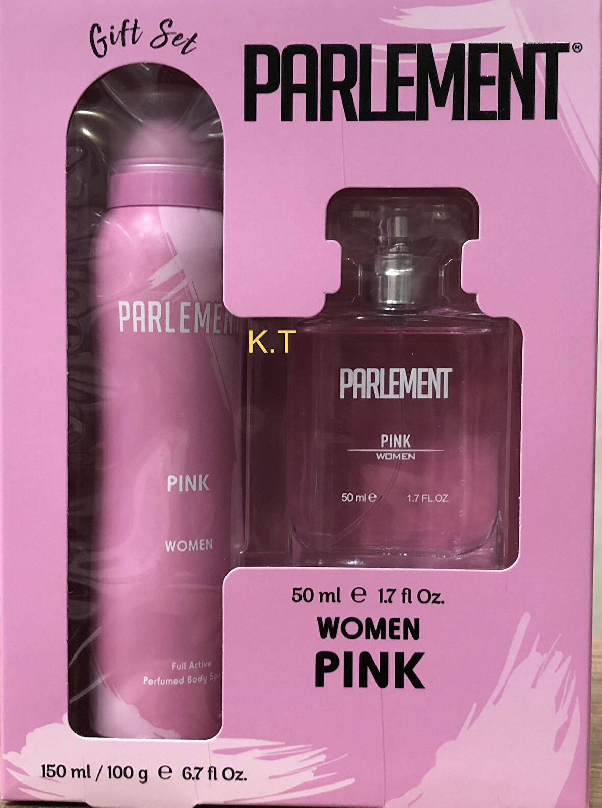 Parlement Pink Kadın Parfüm Seti 50 ml Edt+ 150 ml Deodorant