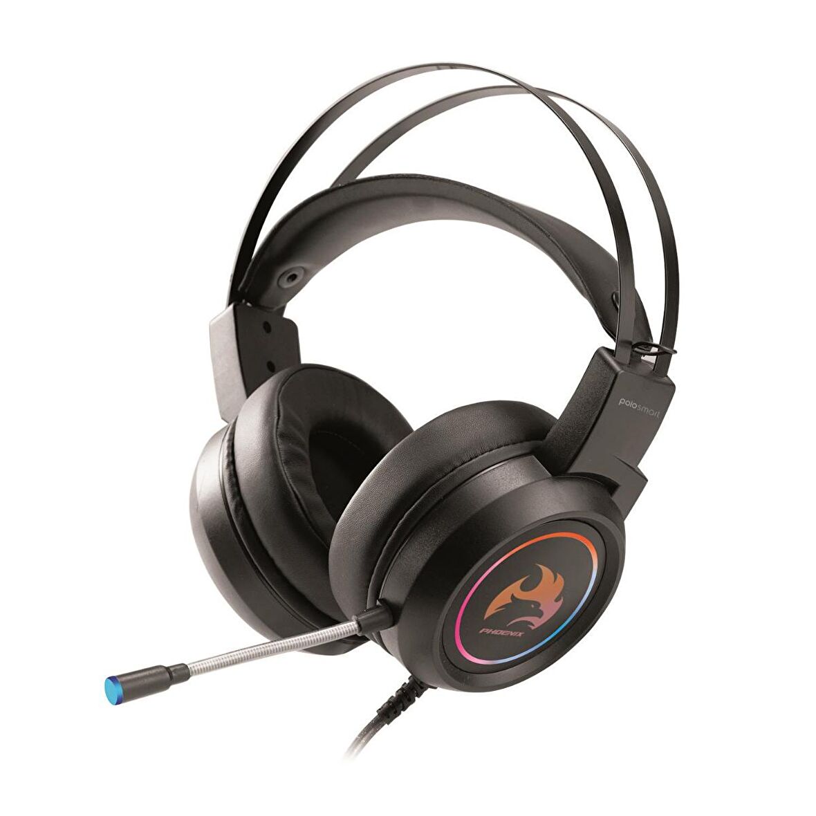 Polosmart PGM05 Phoenix 7.1 Gaming Kablolu Kulaküstü Kulaklık Siyah