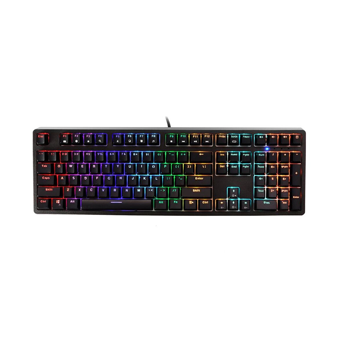 MF Product Strike 0566 Kablolu Rgb Gaming Gerçek Mekanik Klavye