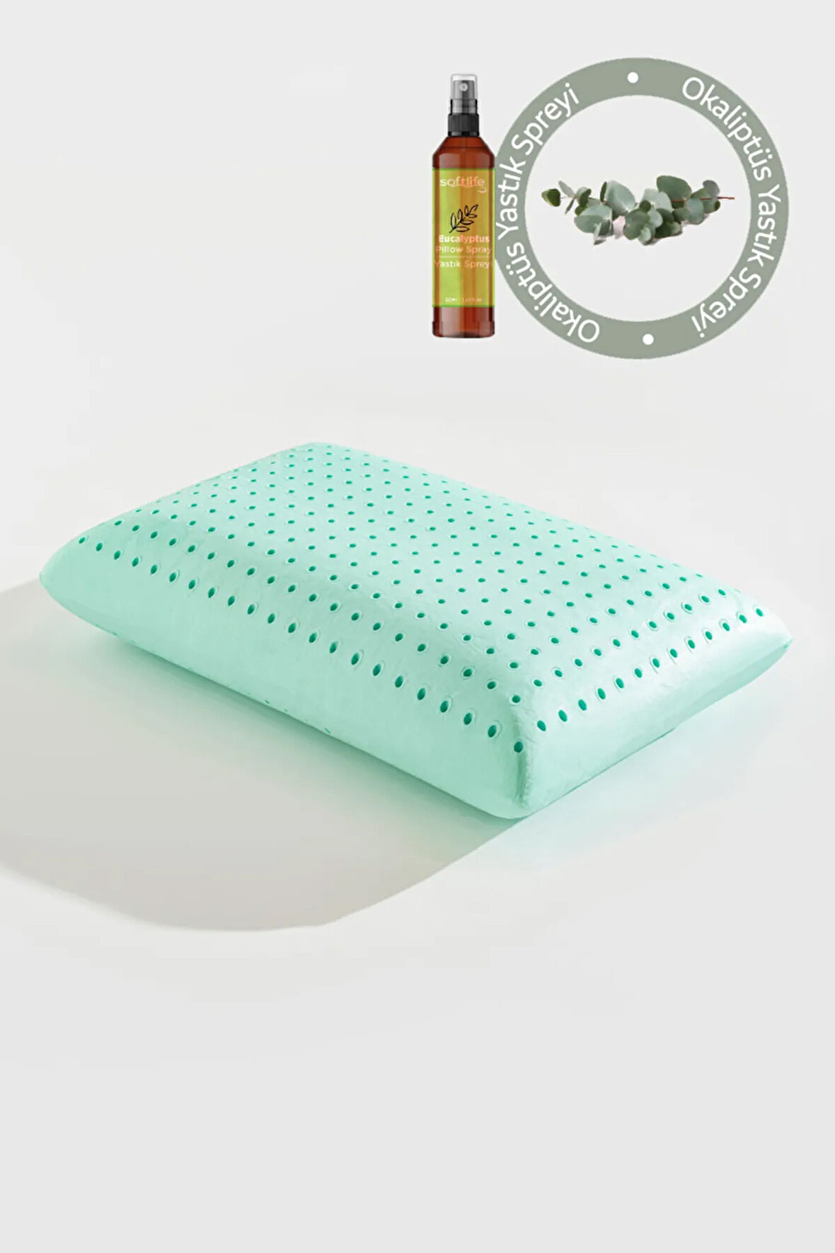 Softlife Aroma Terapi Okaliptüs Visco Yastık Ve Yastık Spreyi