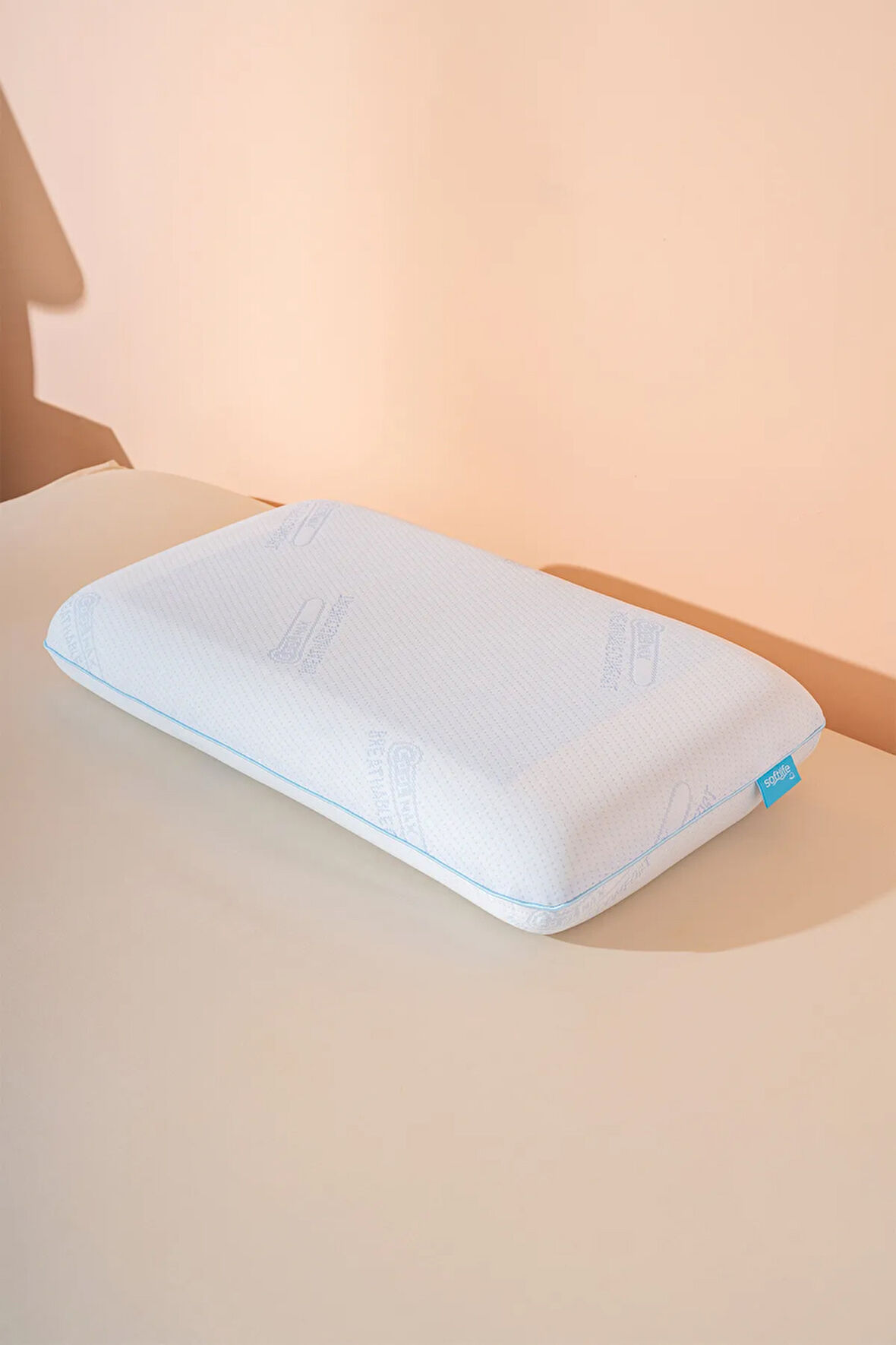 Softlife Visco Terletmeyen Ortopedik Yastık Serinleten Visco Yastık Jelli Yastık 70*40*12cm