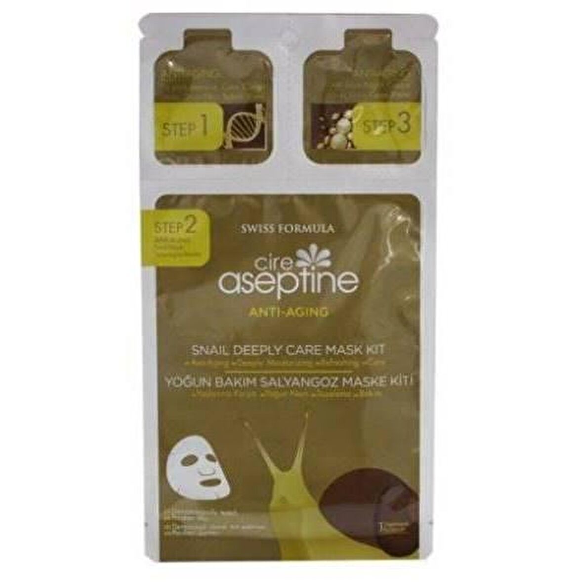 Cire Aseptine Anti-aging Yoğun Bakım Salyangoz Yüz Maskesi