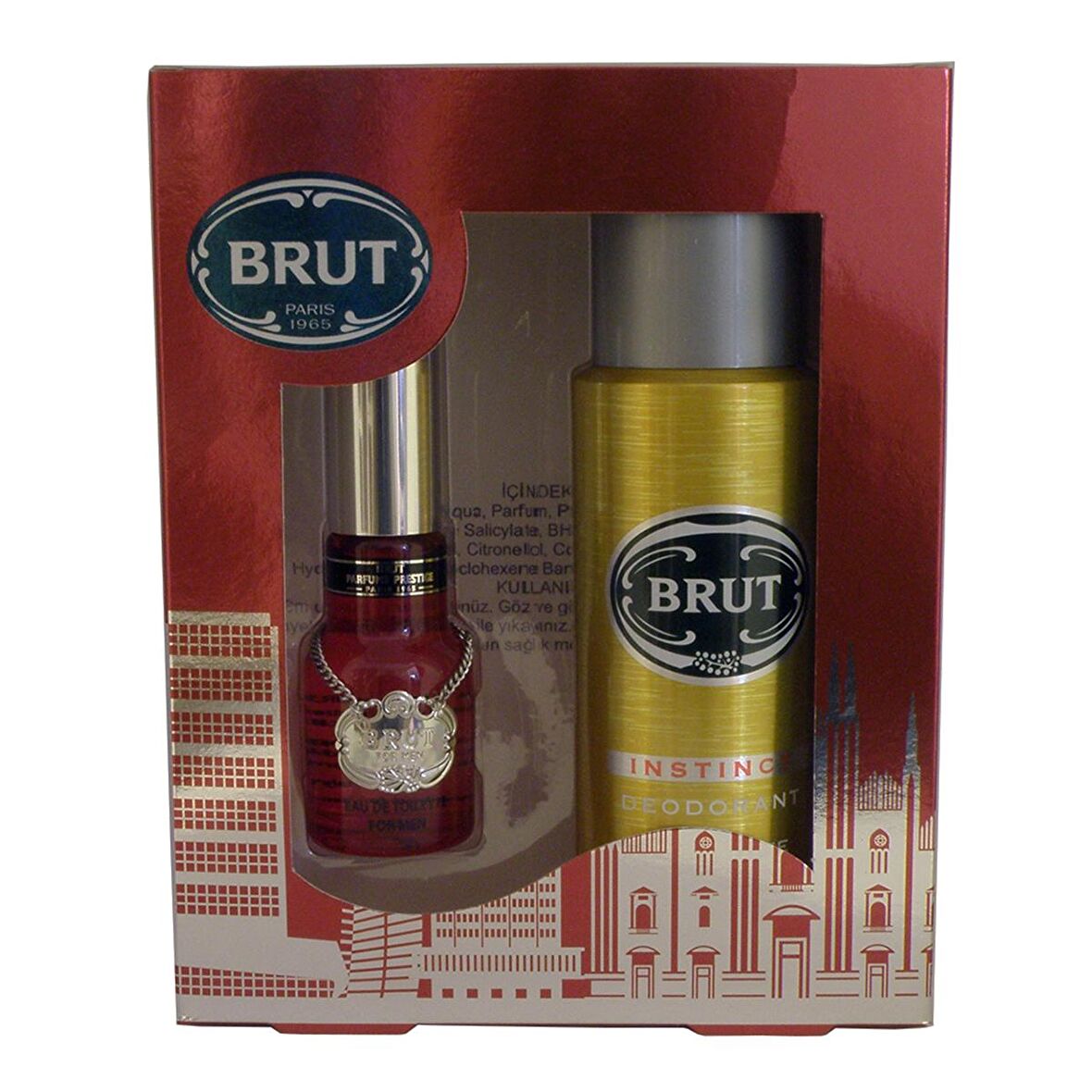 Brut Attraction Totale Erkek Parfüm 30ml EDT + Deodorant Set