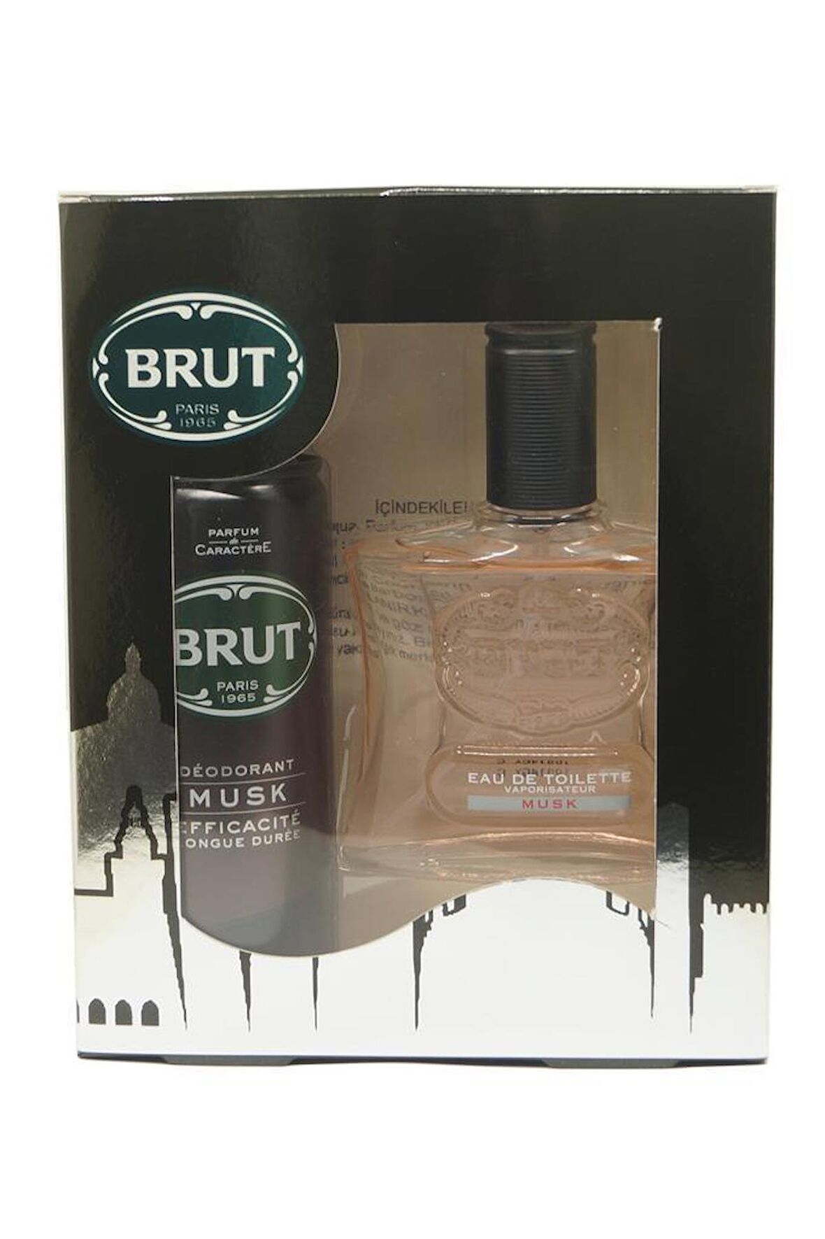 Brut Musk EDT 100 ml Erkek Parfüm Seti