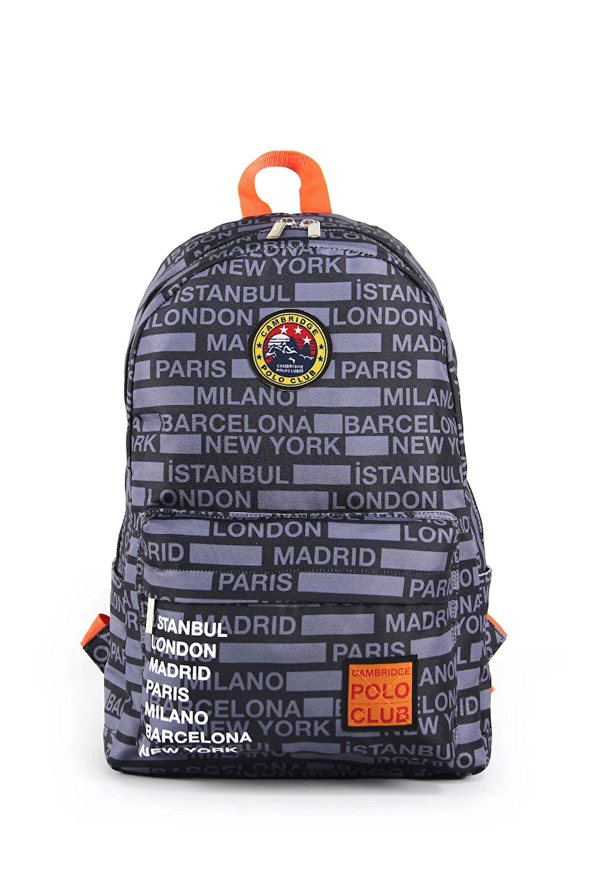 Cambridge Polo Club Cities Ön Bölmeli Unisex Sırt Çantası