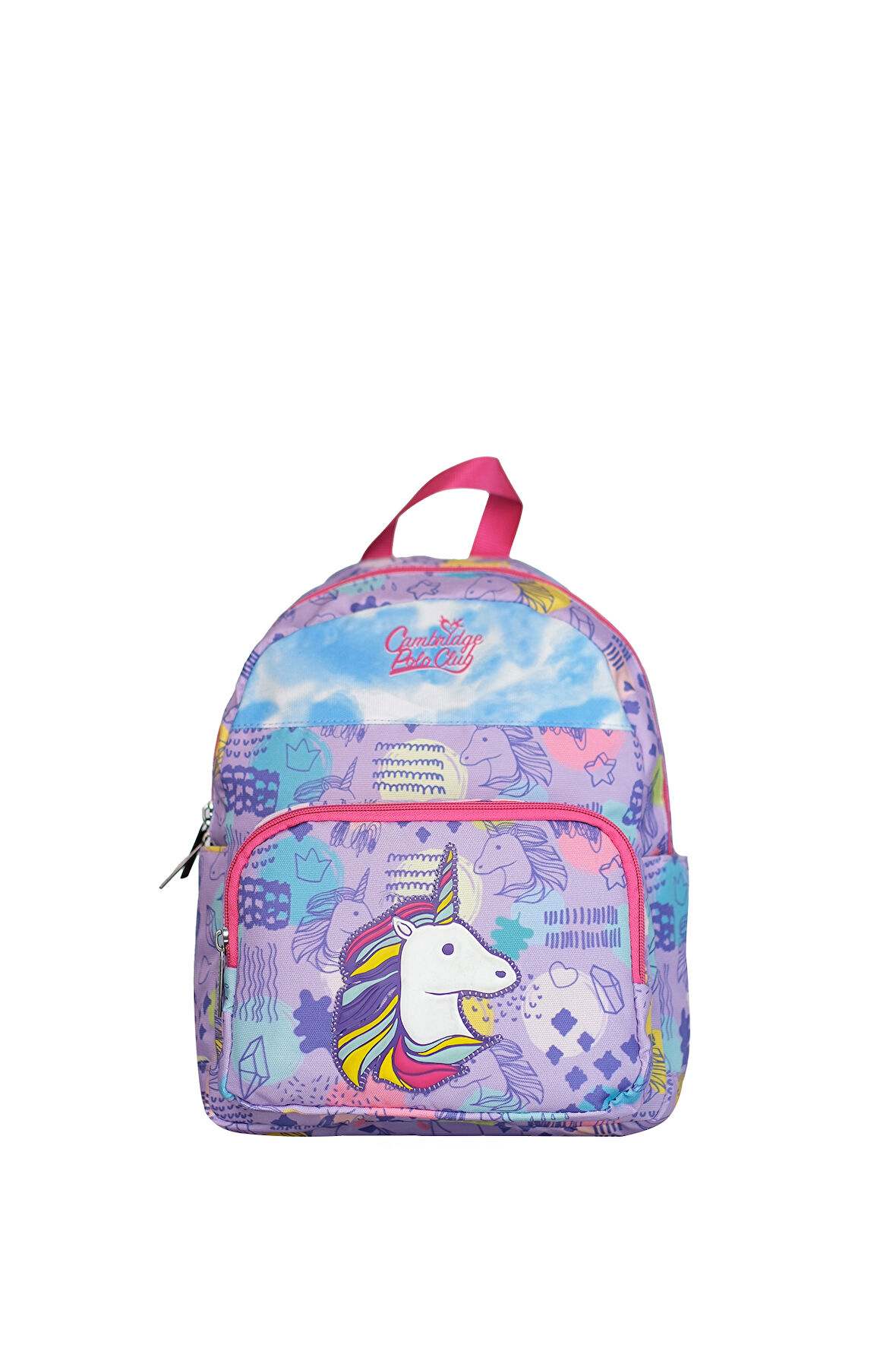 Cambridge Polo Club Unicorn Ön Cepli Kız Çocuk Anaokulu Çantası