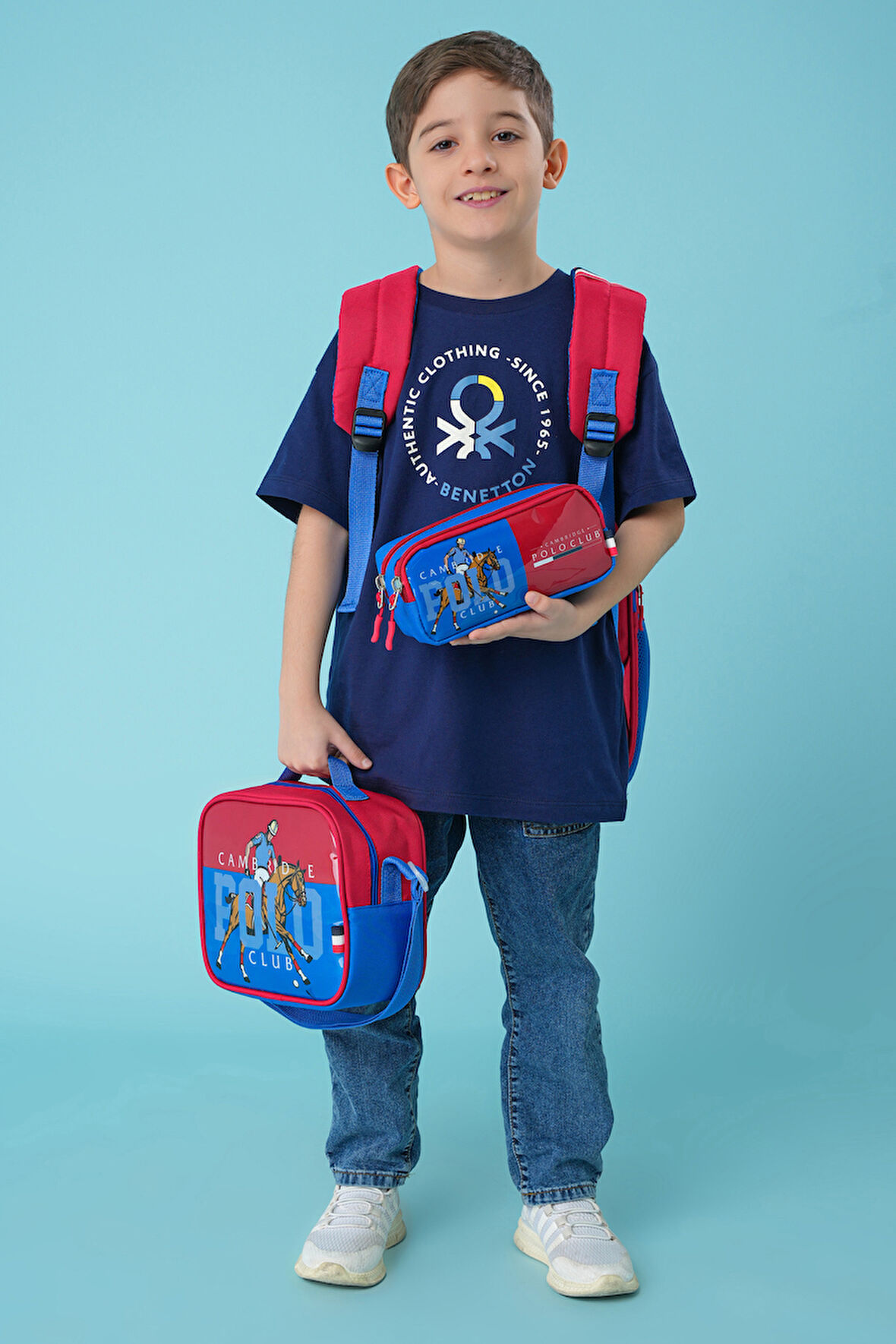 Cambridge Polo Club Riders Edition 3'lü Erkek İlkokul Çanta Seti