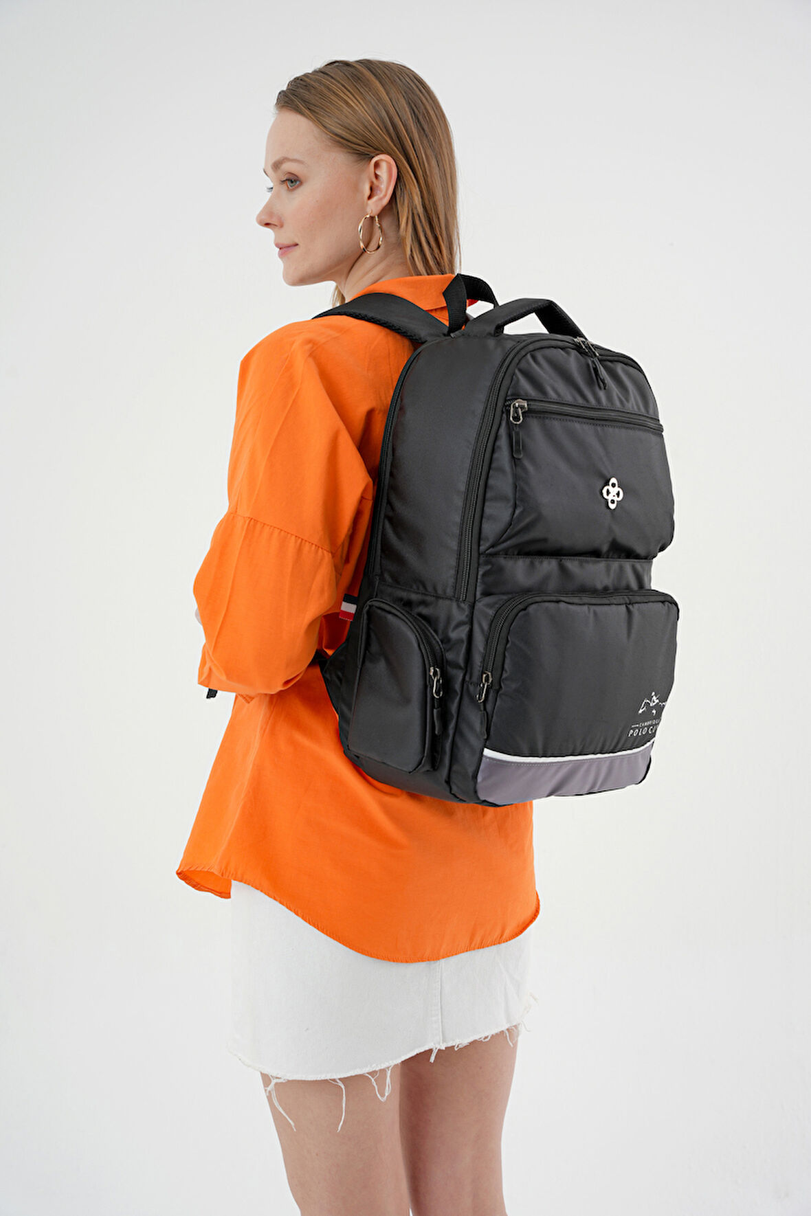 Cambridge Polo Club Unisex Çok Gözlü Sırt Çantası