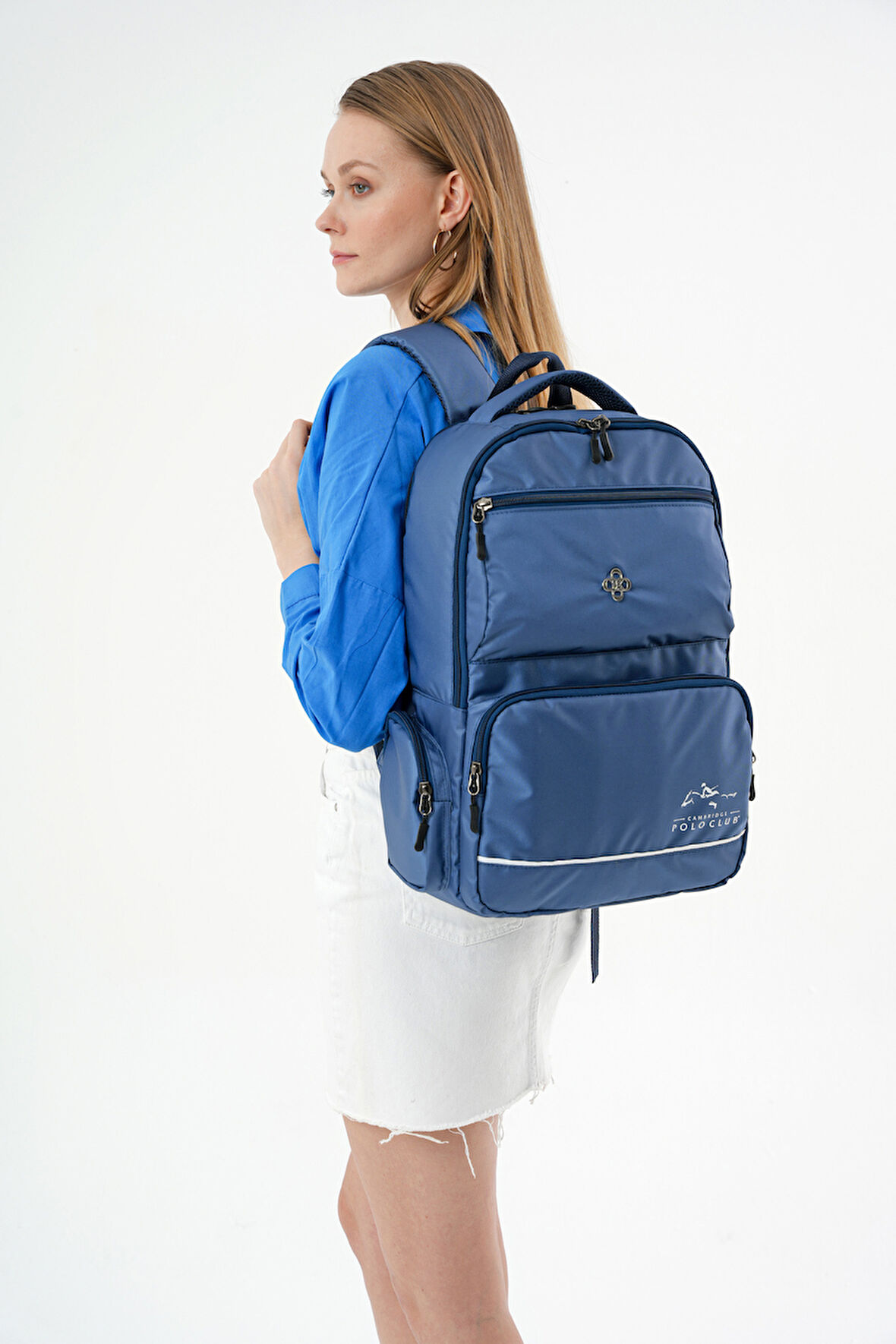 Cambridge Polo Club Unisex Çok Gözlü Sırt Çantası