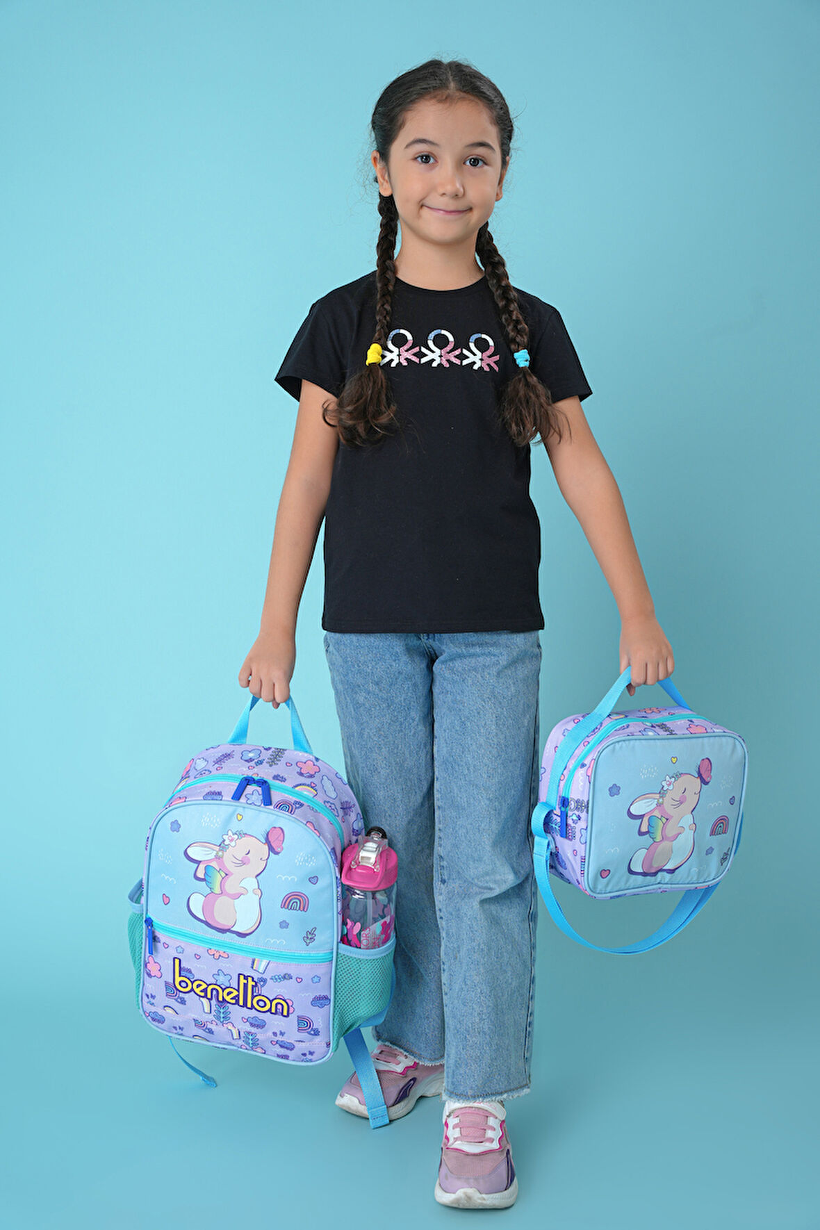 United Colors Of Benetton. Kız Çocuk 3'lü Çanta Seti