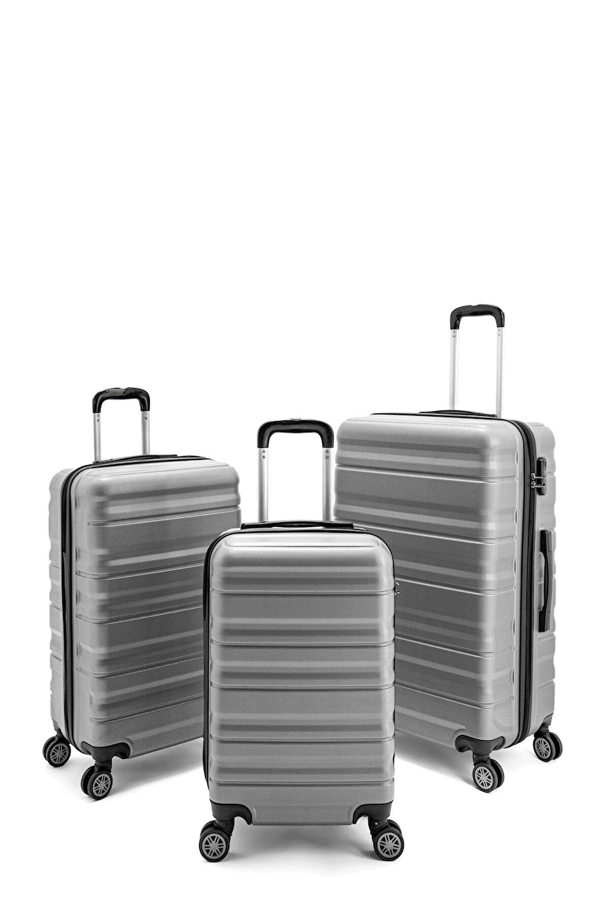 Cambridge Polo Club Abs Baklava Desenli Valiz Seti