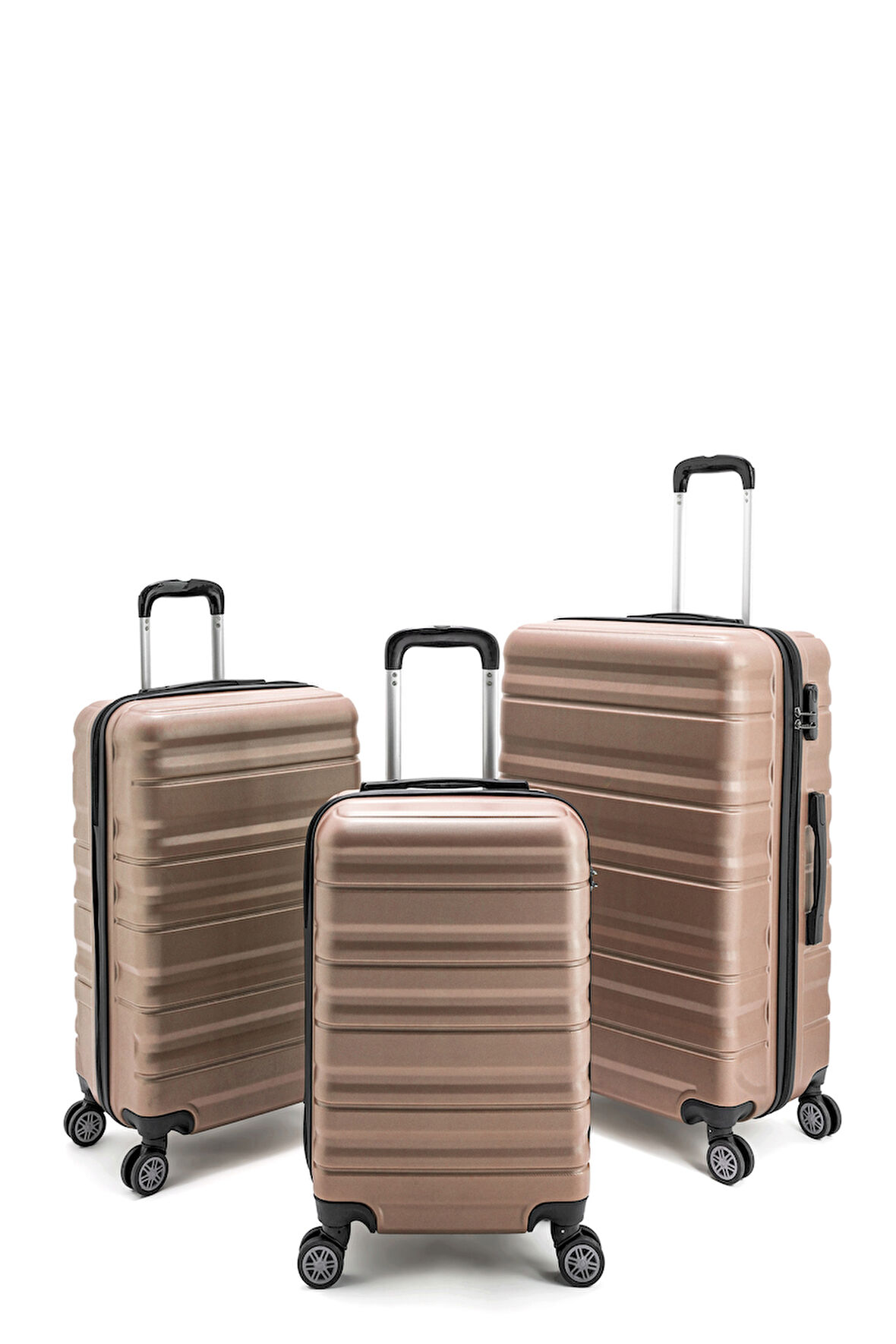 Cambridge Polo Club Abs Baklava Desenli Valiz Seti