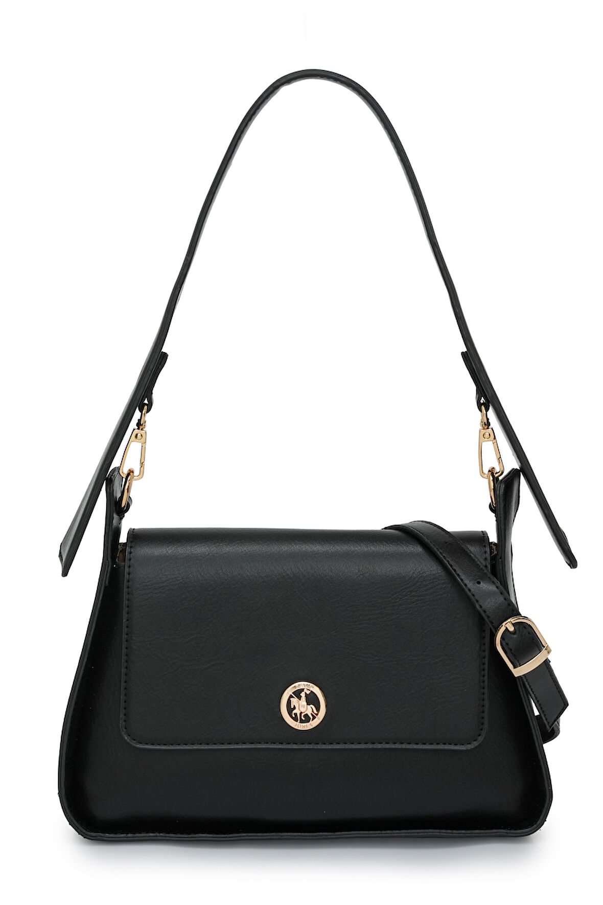 David Jones Logo Kapaklı Kadın Omuz Çantası DJ364