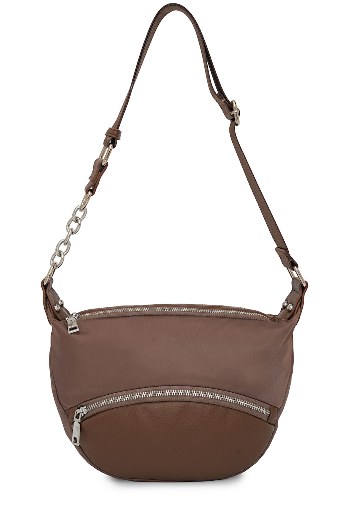 Cambirdge Polo Club Zincir Detaylı Fermuarlı Kadın Omuz Çantası MB15