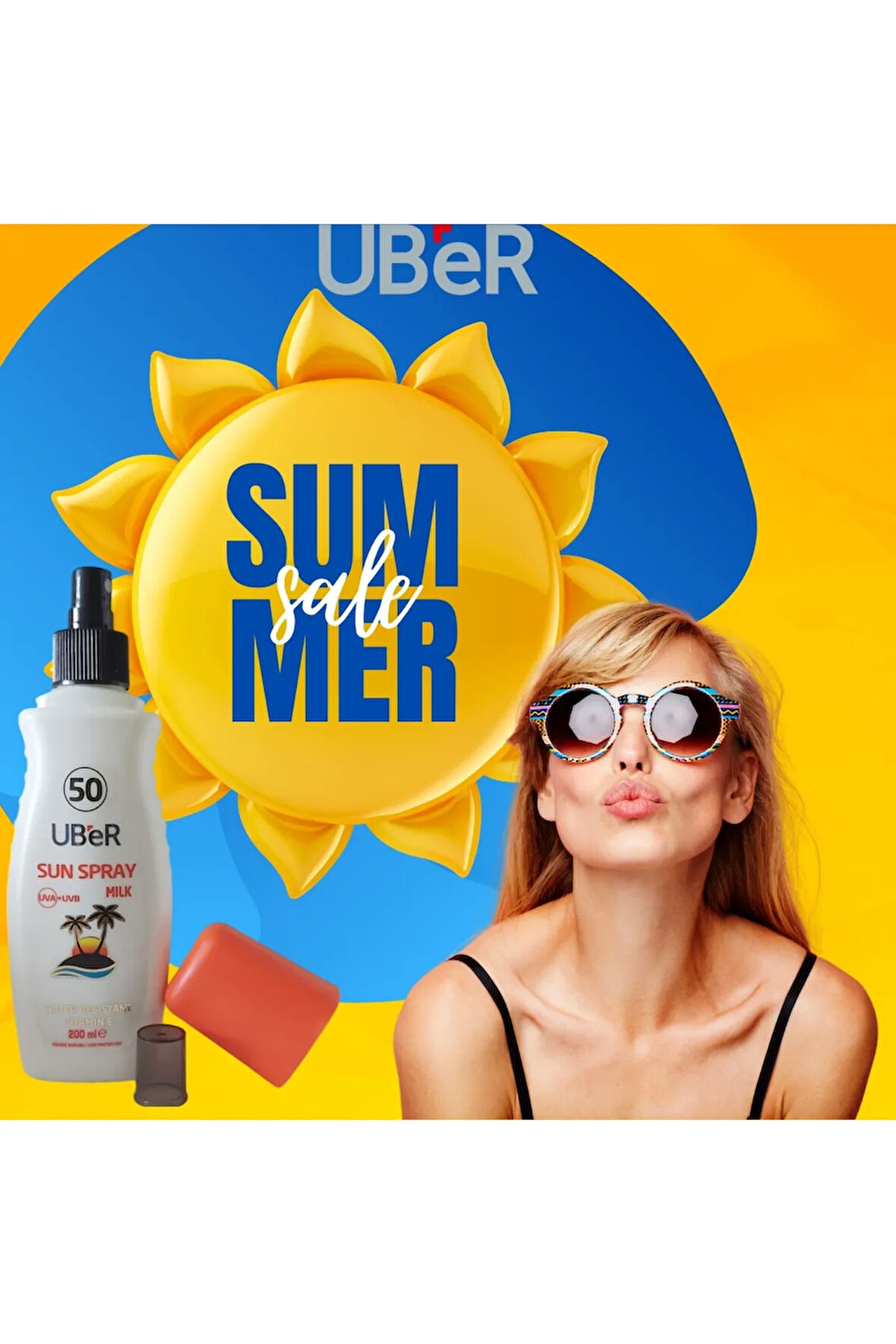 UBéR 50 SPF GÜNEŞ SÜTÜ