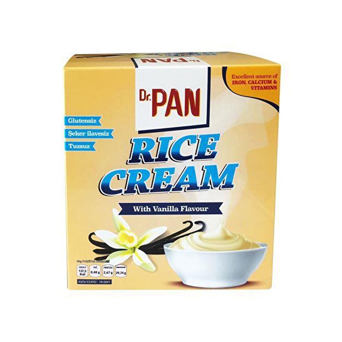 Dr. Pan Rice Cream Mikronize Pirinç 400 Gr Vanilya