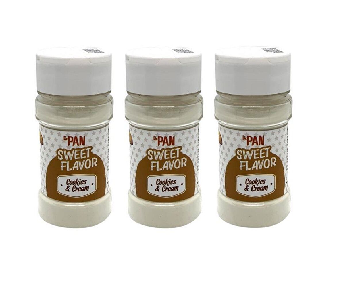 Dr Pan Sweet Flavor Cookie&Cream Tatlandırıcı 45 gr 3 Adet