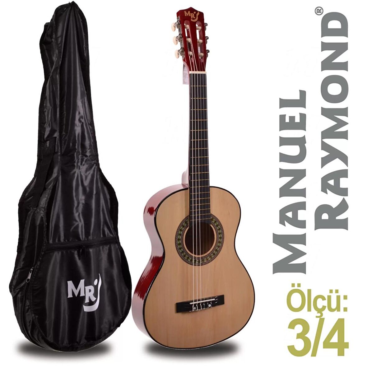 Klasik Gitar Junior Manuel Raymond Mrc87n (kılıf Hediye)