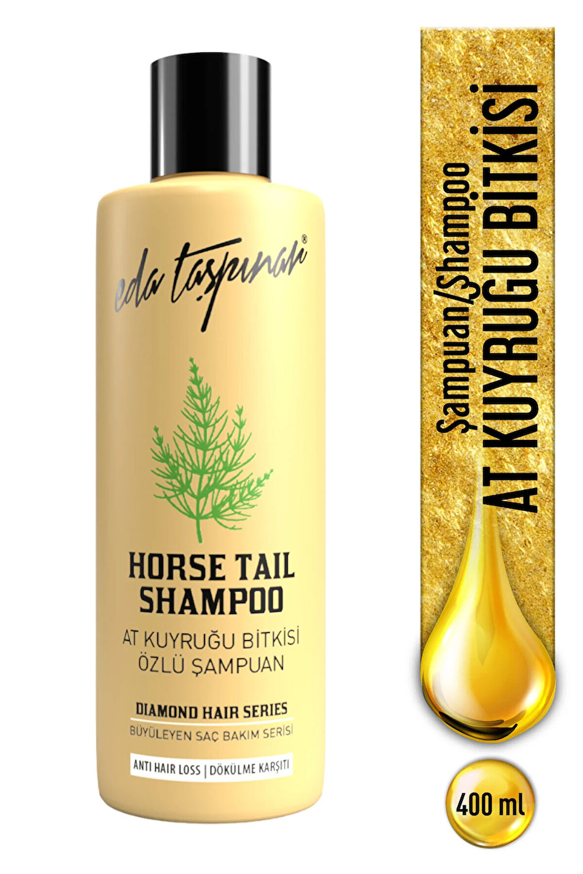 Eda Taşpınar At Kuyruğu Bitkisi Özlü Şampuan Dökülme Karşıtı - 400 ML