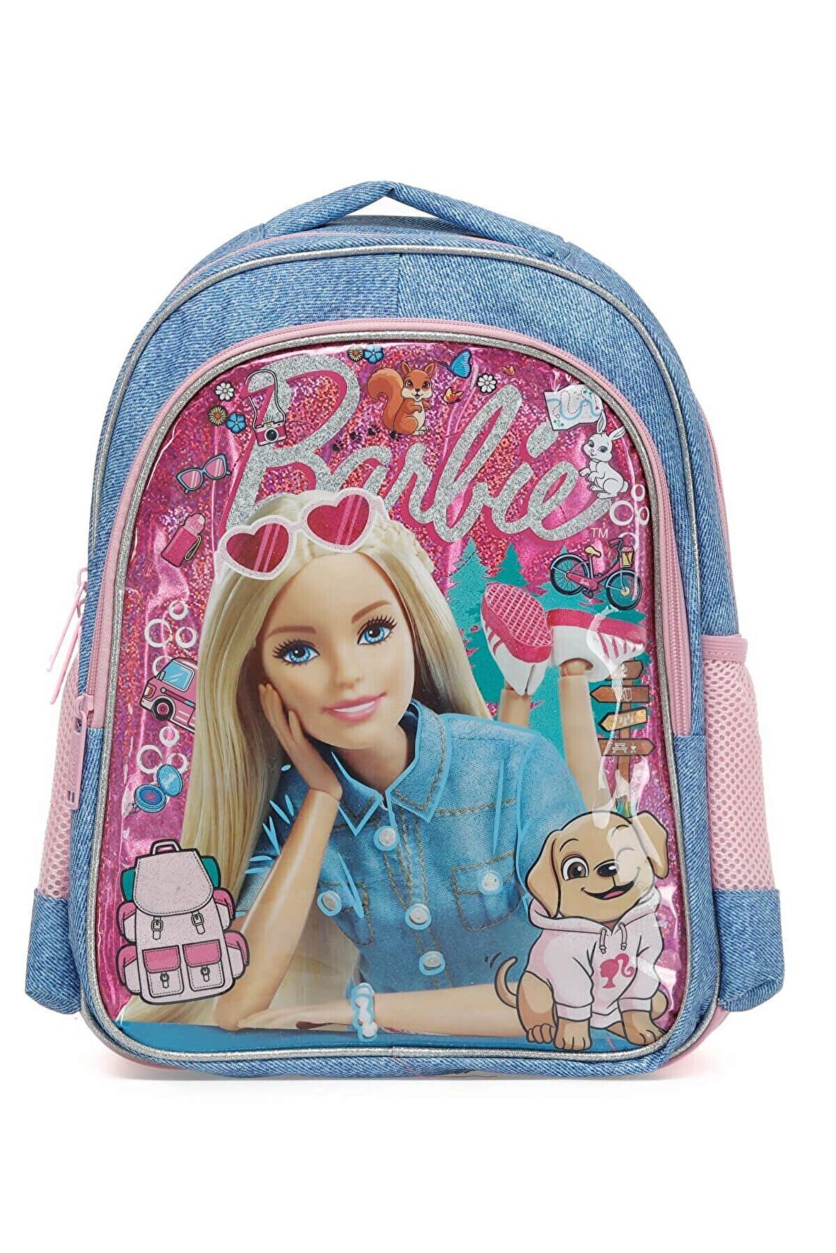 Kız Çocuk Lisanslı Barbie Shine Pink İlkokul Sırt Çantası