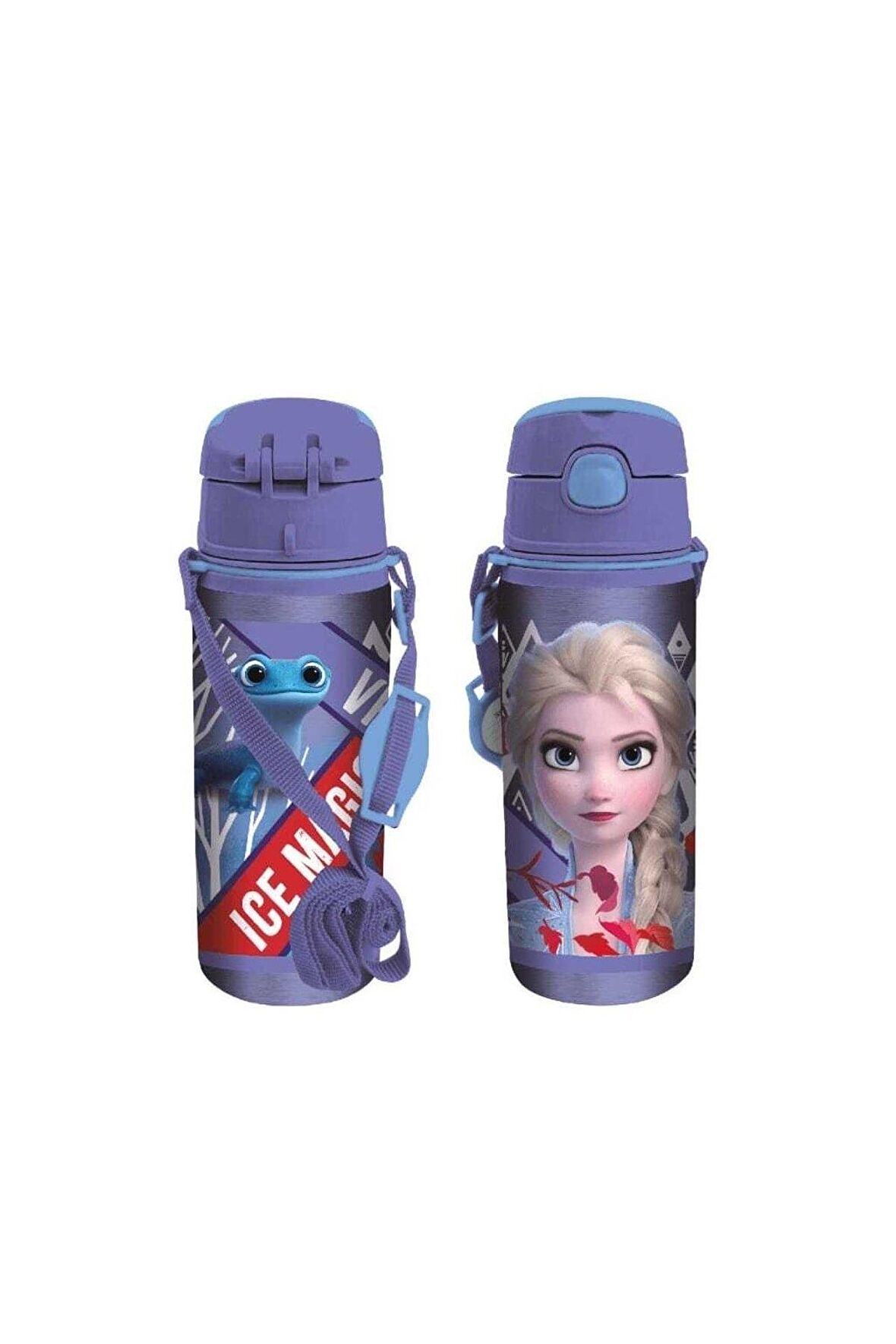 Kız Çocuk Elsa Frozen Çelik Matara Salto 500 ml. Ice Magic