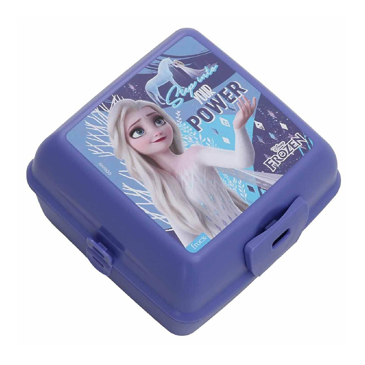 Frozen 4 Bölmeli Plastik Beslenme Kutusu Mor (OTTO-42550)