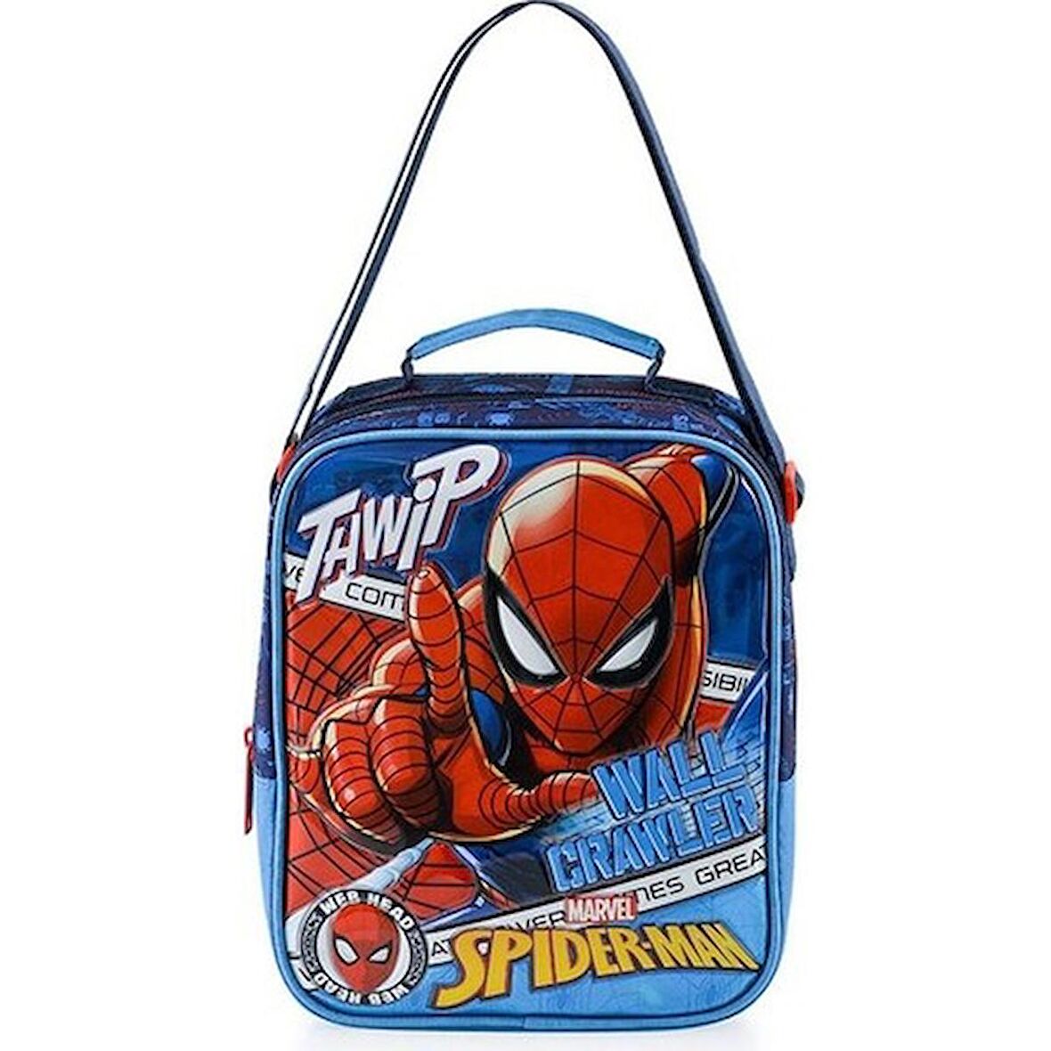 010 ŞAHİN - OTTO-48098 48098 SPIDERMAN BESLENME ÇANTASI DUE WALLCRAWLERW2