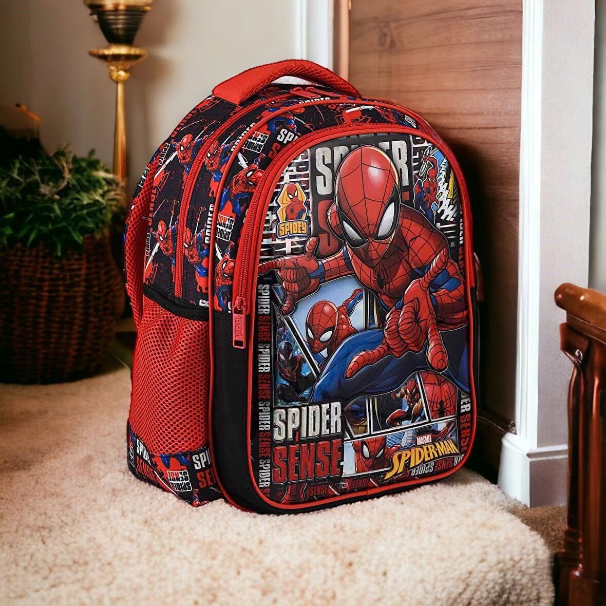 Spiderman Spider Sense Okul Çantası OKUL SETİ (7 PARÇA)