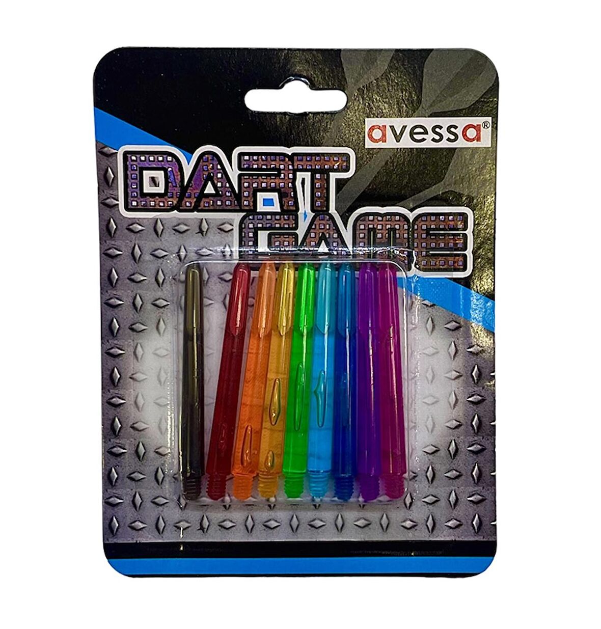 Avessa Shaft-10 Renkli Plastik Dart Oku Shaftı 9lu