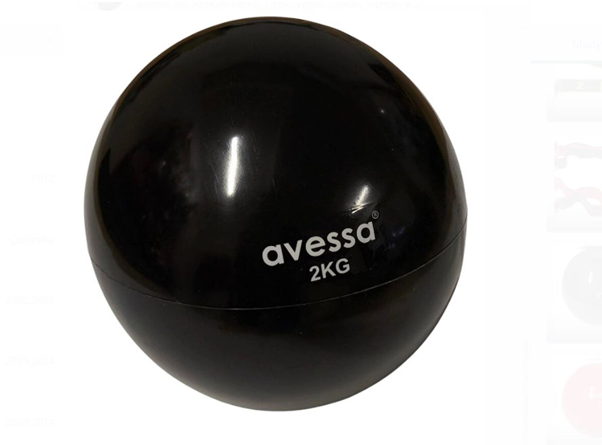 Avessa Ptb-40 Tonıng Ball Pilates Ağırlık Topu 2 Kg