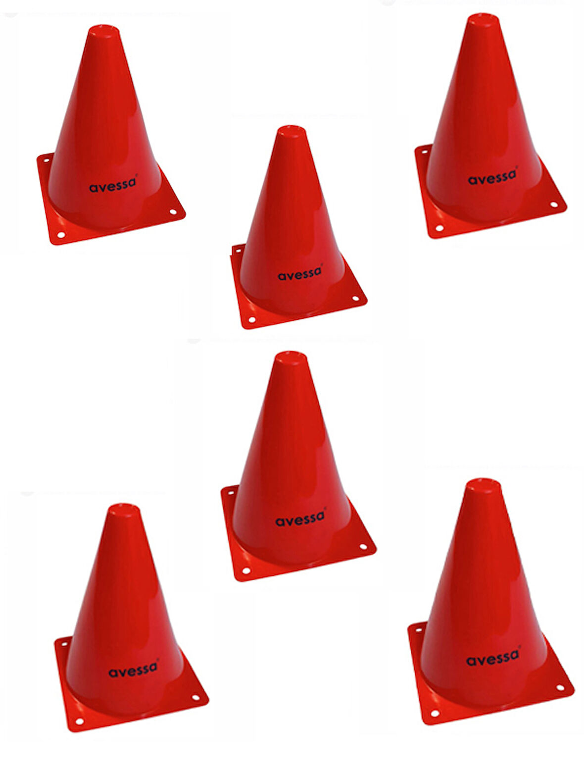 Avessa Hn-18-1 Antrenman Hunisi 18 Cm Kırmızı 6lı
