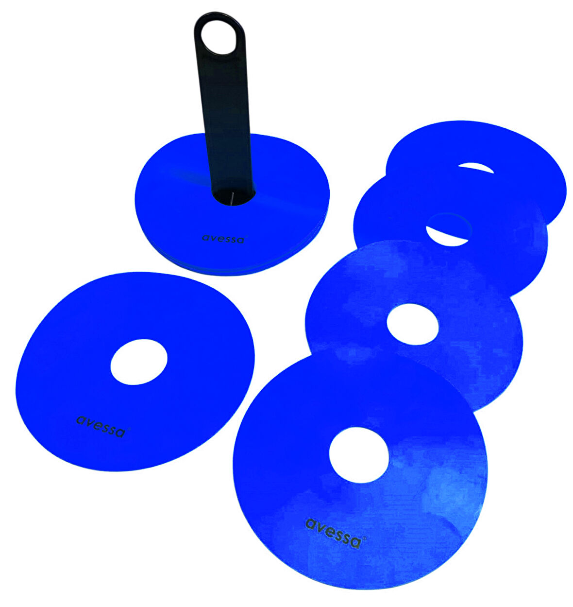 Avessa Cnk-89 Kauçuk Antrenman Çanağı 10lu Mavi