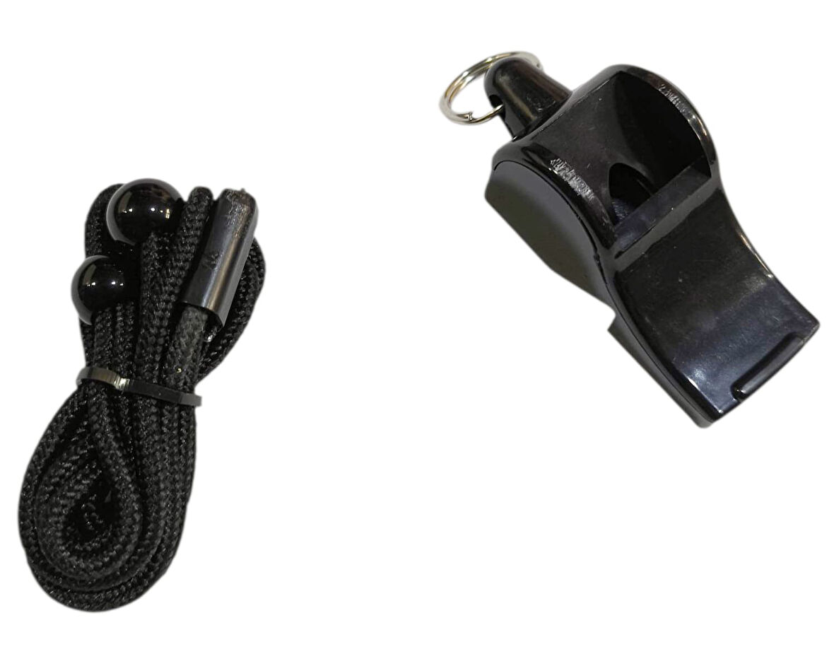 Avessa İpli Düdük Siyah Dk-10