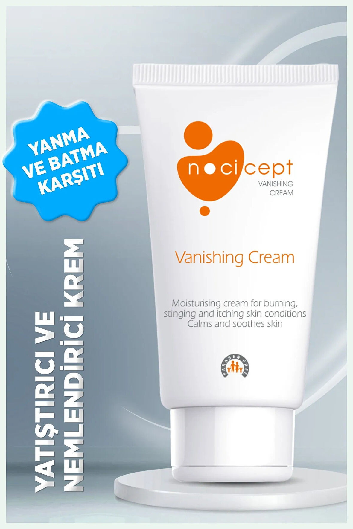 Nocicept Vanishing Cream 100 ml / Normal Ve Karma Cilt Tiplerinde Yatıştırıcı Ve Nemlendirici Krem