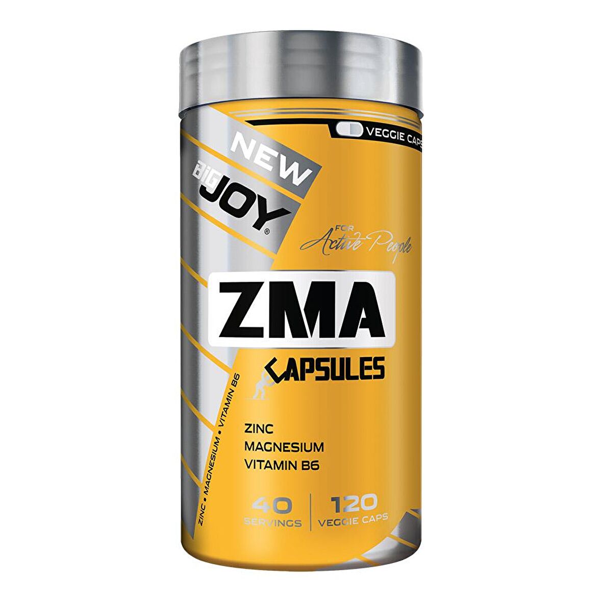 BigJoy Sports ZMA 120 Kapsül 40 Servis Magnezyum, Çinko