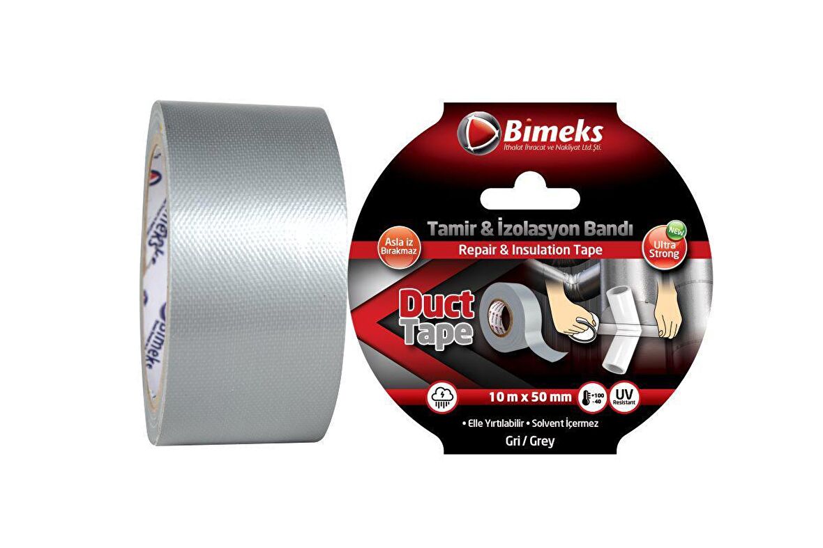 Bimeks Extra Power Genel Amaçlı Gri 50mmx10m