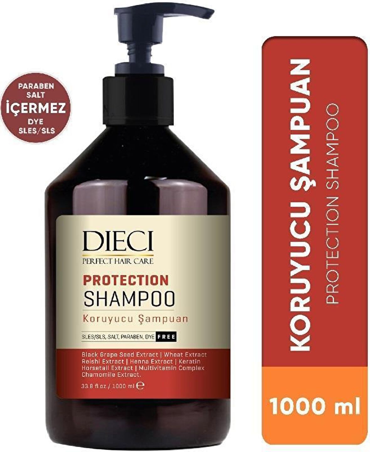 Dıecı Şampuan Protectıon Koruyucu Tuzsuz 1000 Ml