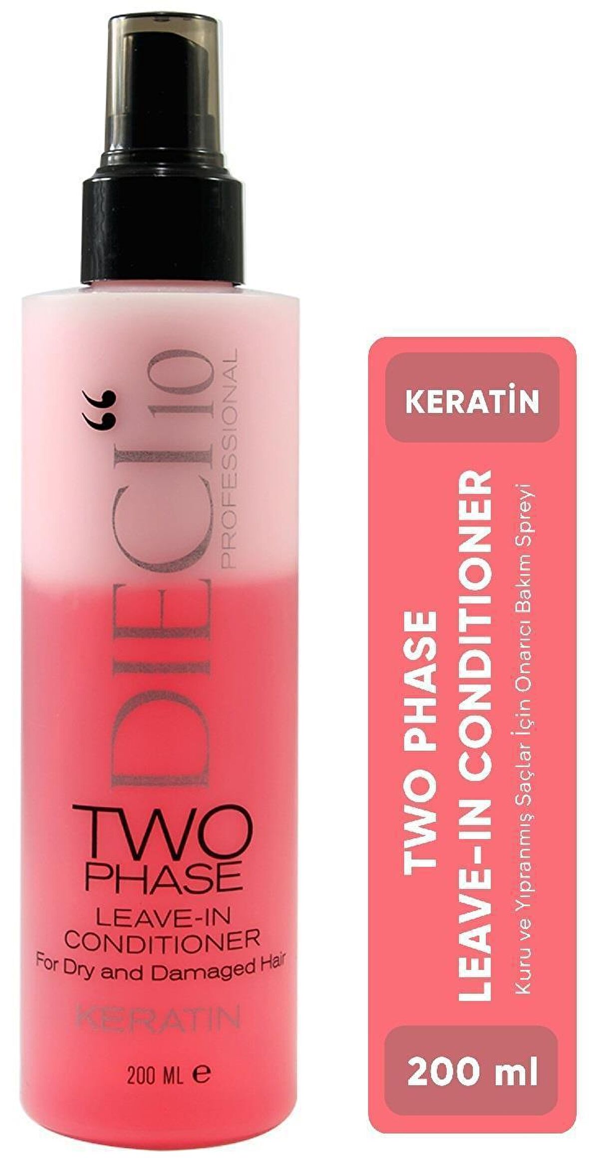 Dıecı Fön Suyu Keratin Two Phase Kuru Saçlar İçin 200 Ml