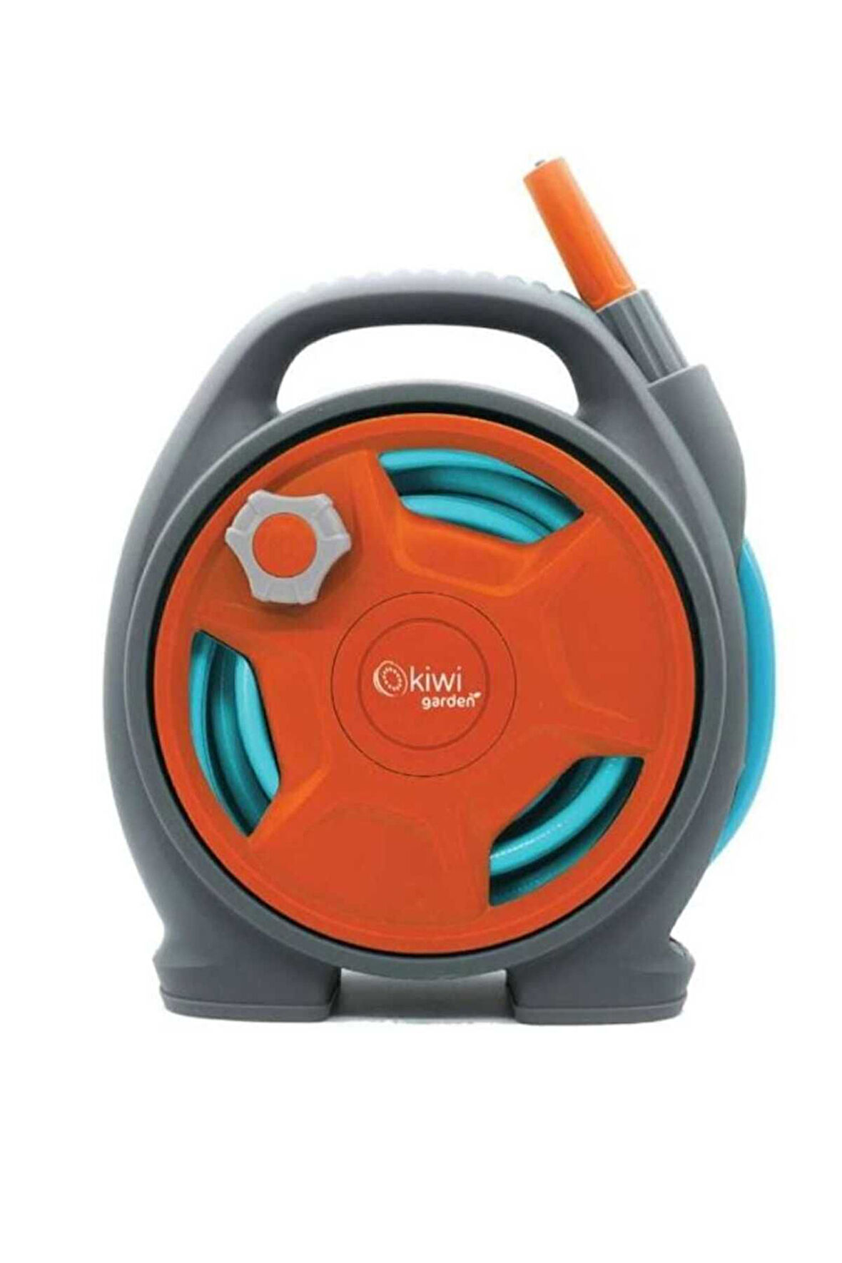 Kiwi Garden Mini Hortum Makarası Seti ve Sprey Sulama Başlığı (10 m)