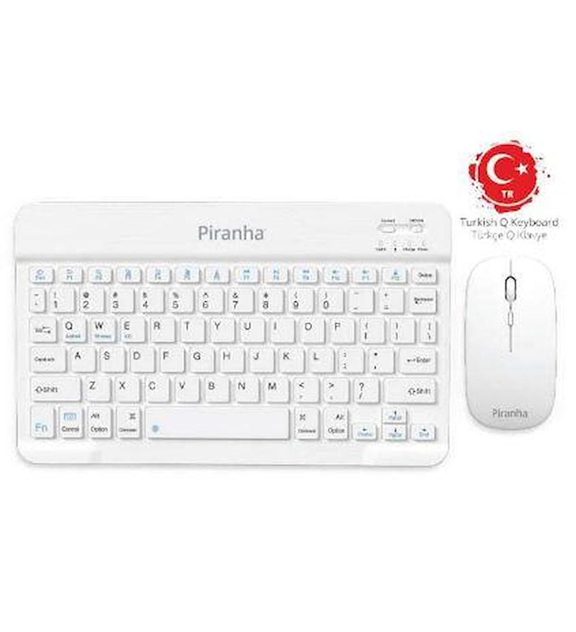 Piranha Kablosuz Klavye Mouse Set 