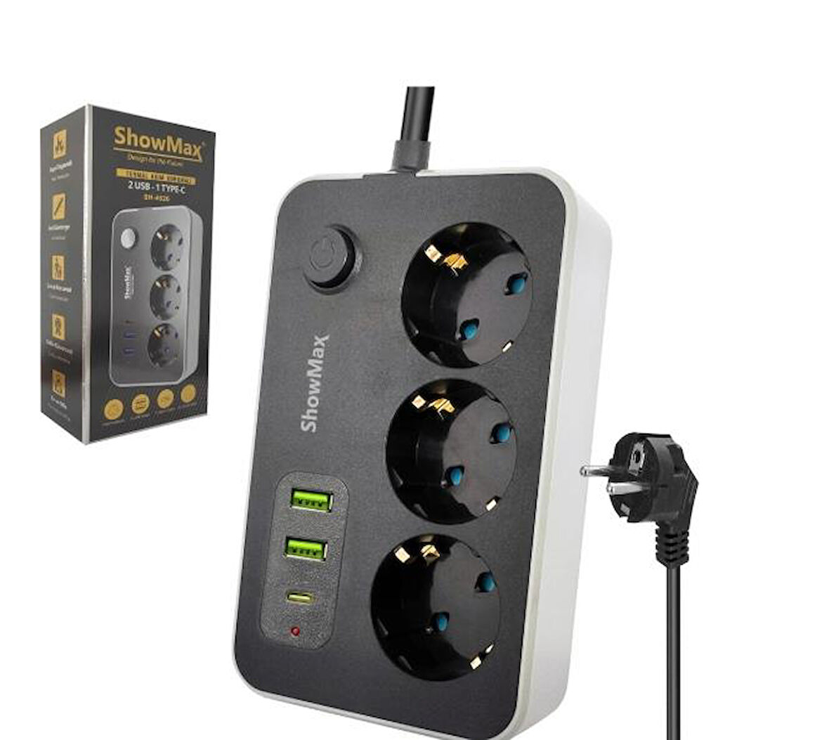 TERMAL AKIM KORUMALI 2 USB 1 TYPE-C