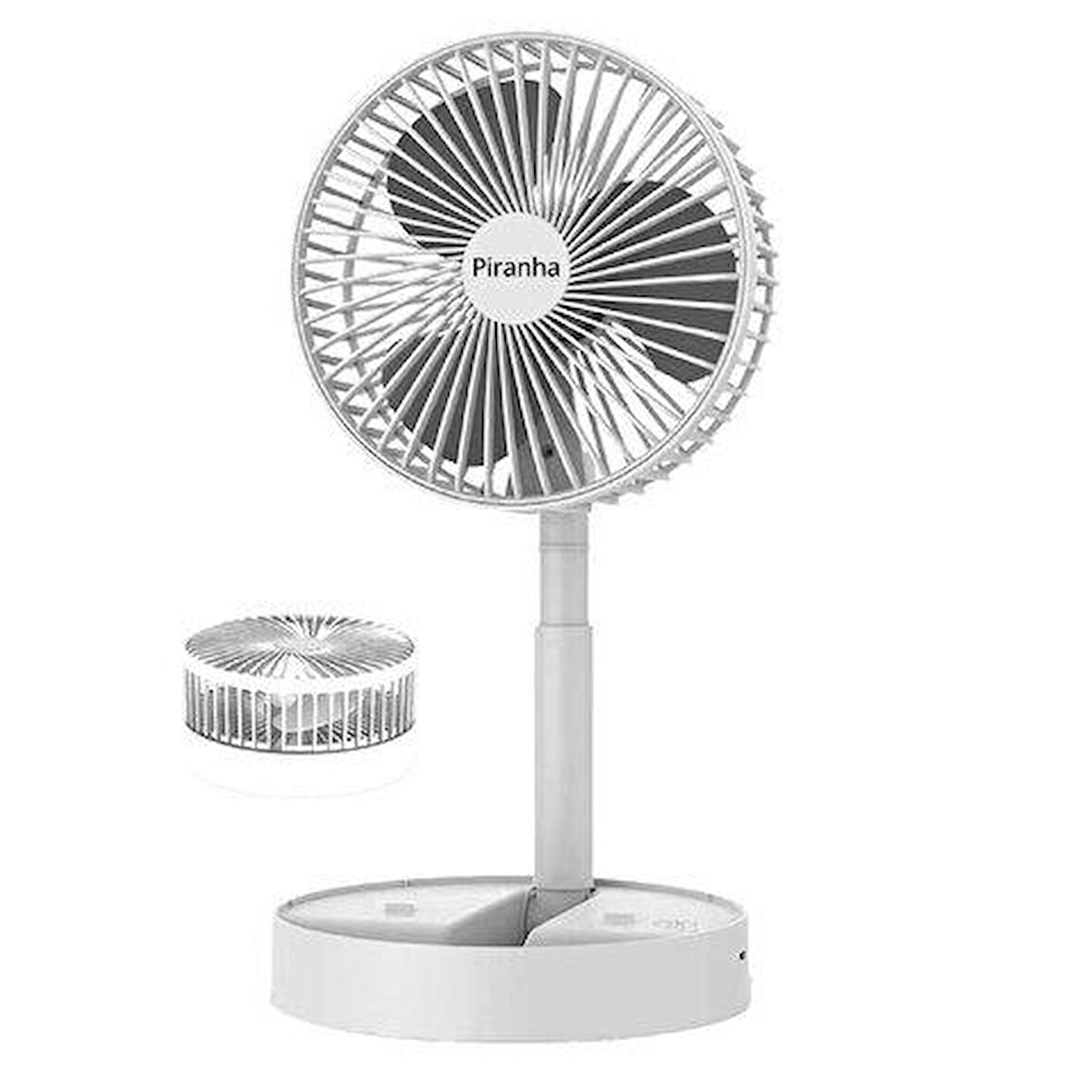 Piranha 5567 Katlanabilir Usb Şarjlı Masaüstü Soğutucu Fan