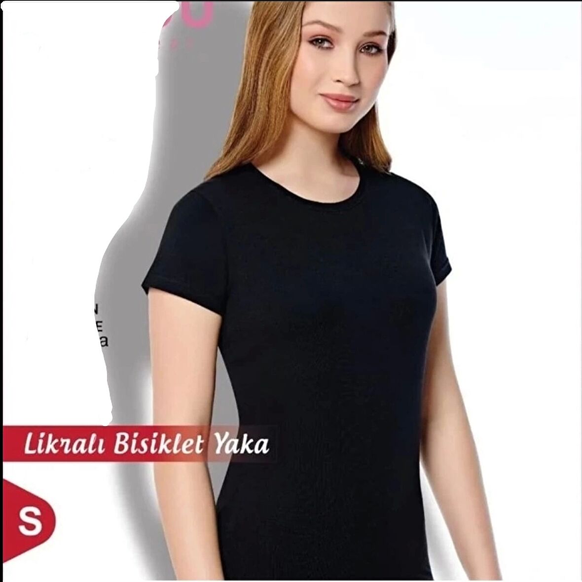 KOLCU BAYAN LİKRALI BİSİKLET YAKA ATLET- KB2720-SİYAH