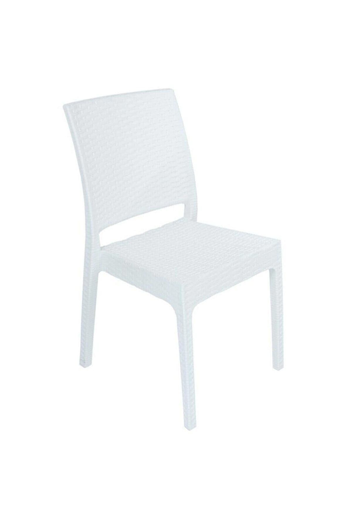 Mandella Elit Rattan Sandalye Beyaz