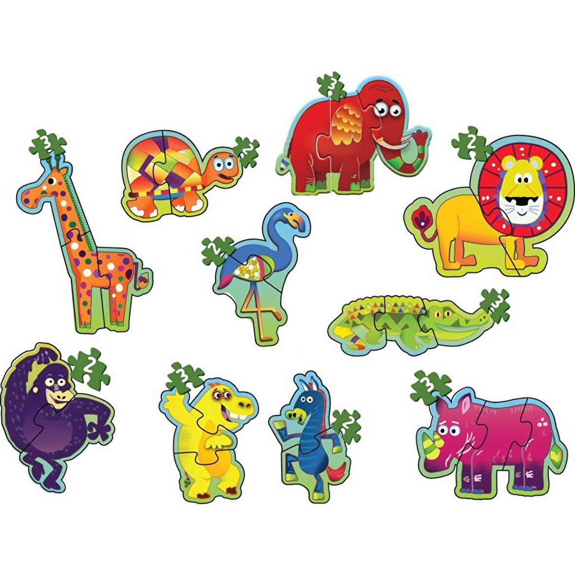 Diytoy Hayvanlar Çocuk Puzzle