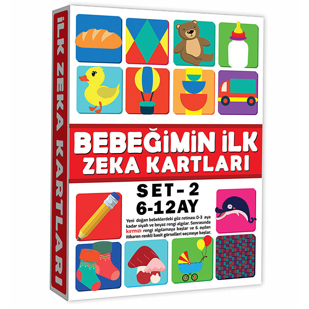 Dıy Toy Eğitici Kartlar 6-12 Ay Erken Eğitim Zeka Kartı