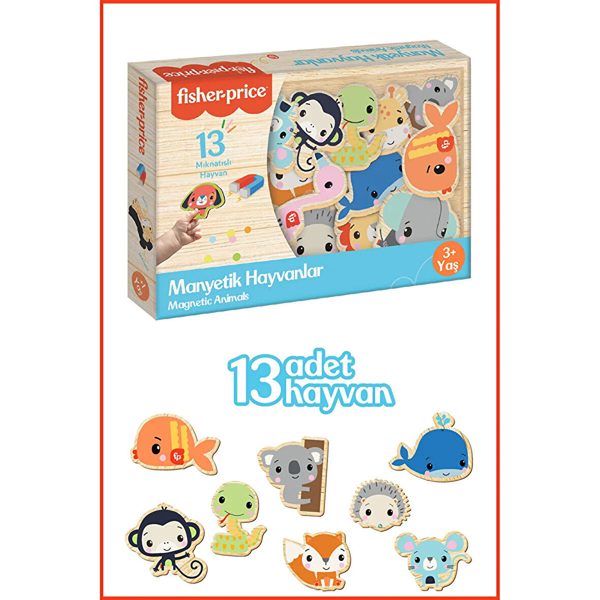 Fisher-Price Fisher Price Manyetik Hayvanlar